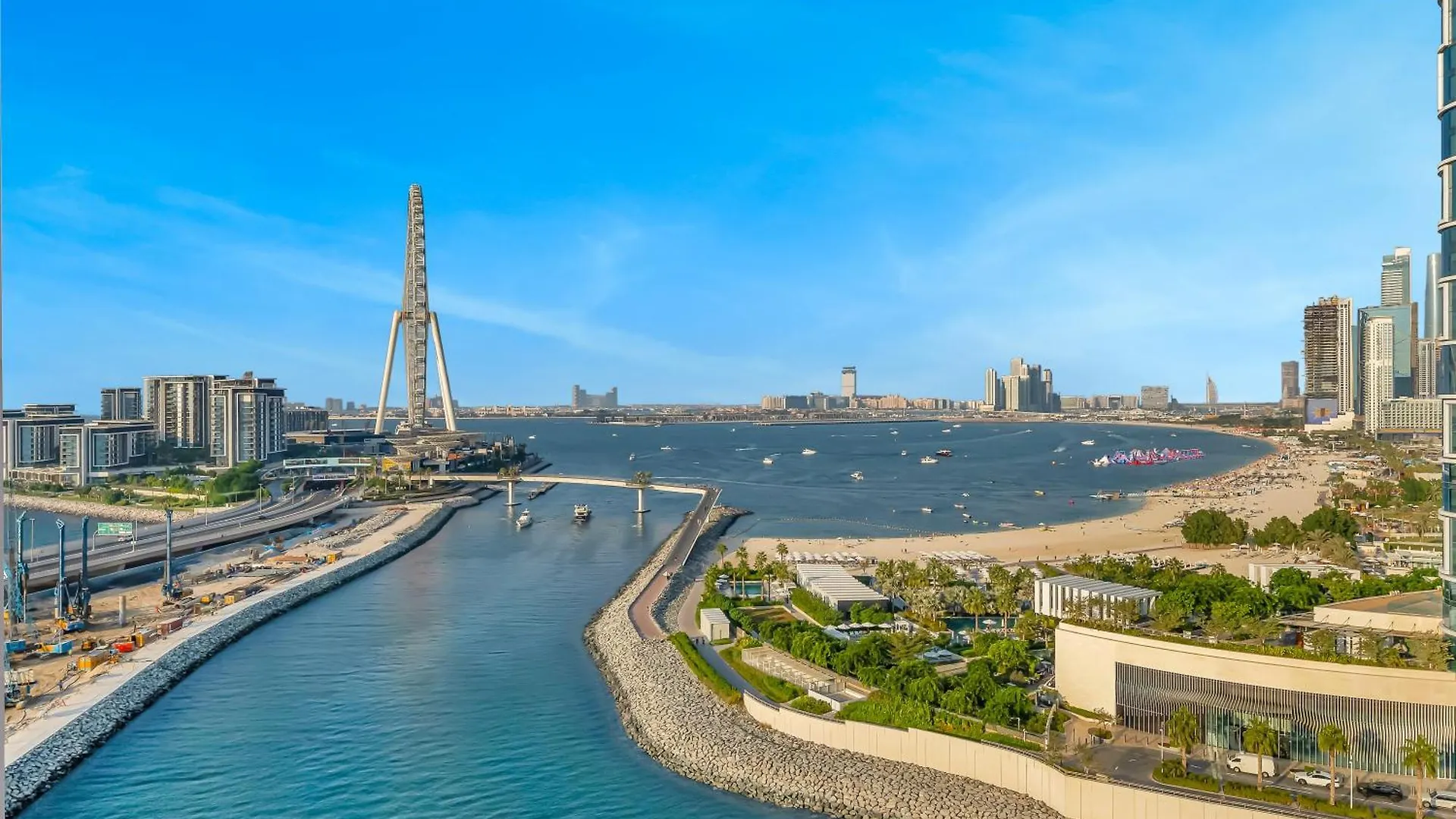 Brand New! Dubai Eye & Jbr Beach Panorama!